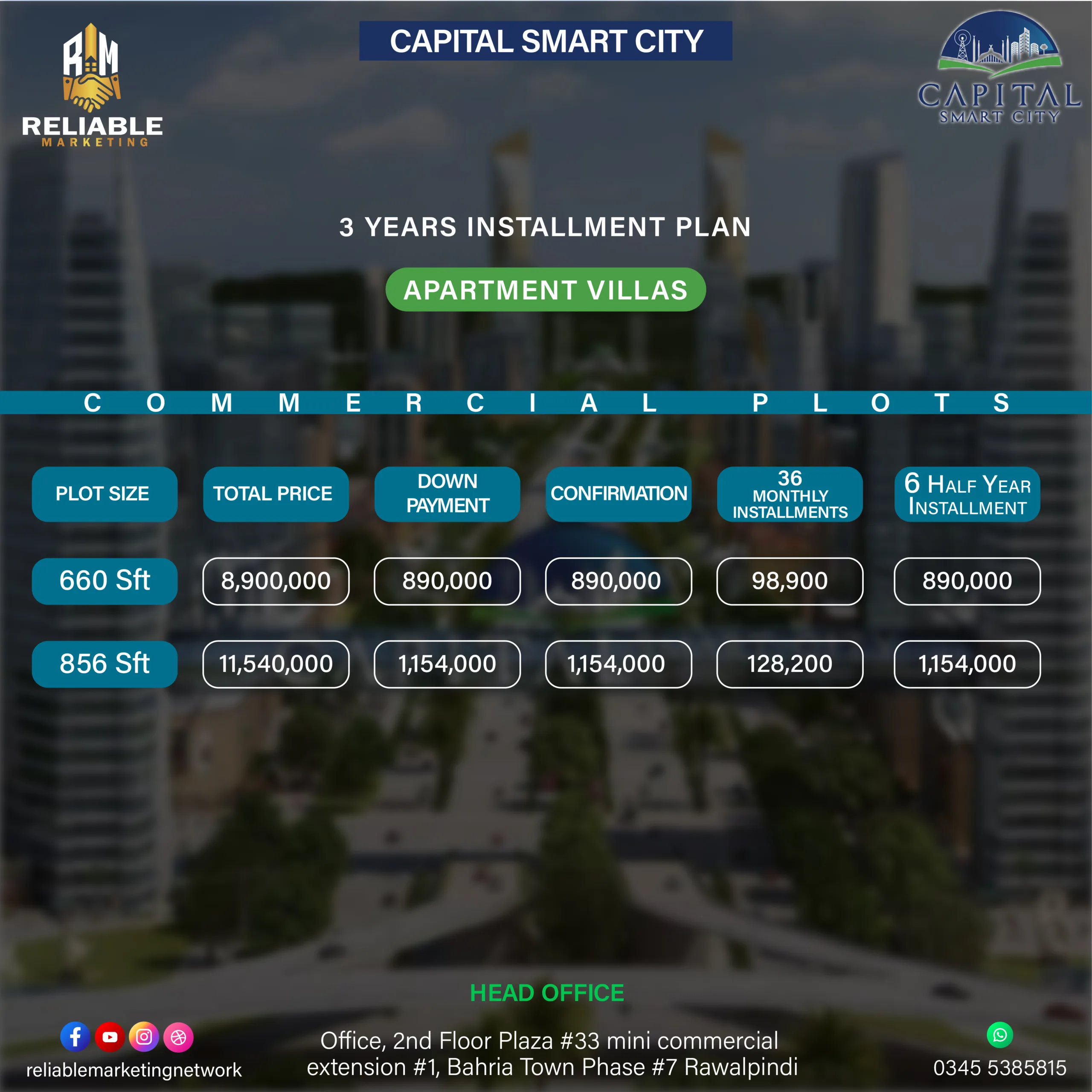 Smart city- Apartment Villas