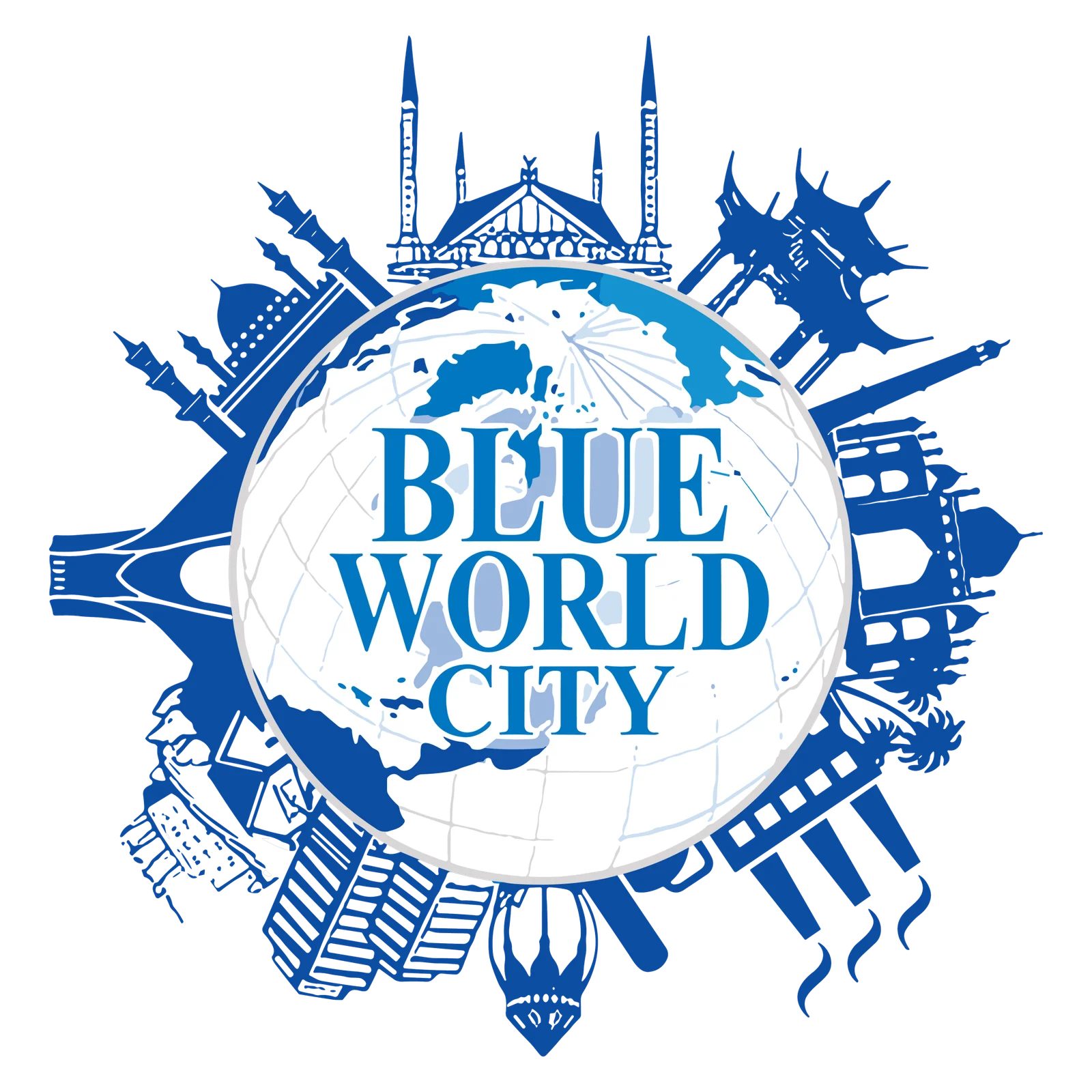 Blue World City Logo